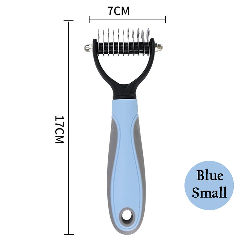 Dual-Head Deshedding Brush